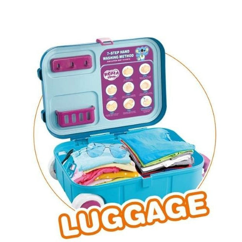2 in 1, Valiza si mini bucatarie cu ustensile, 3ani+