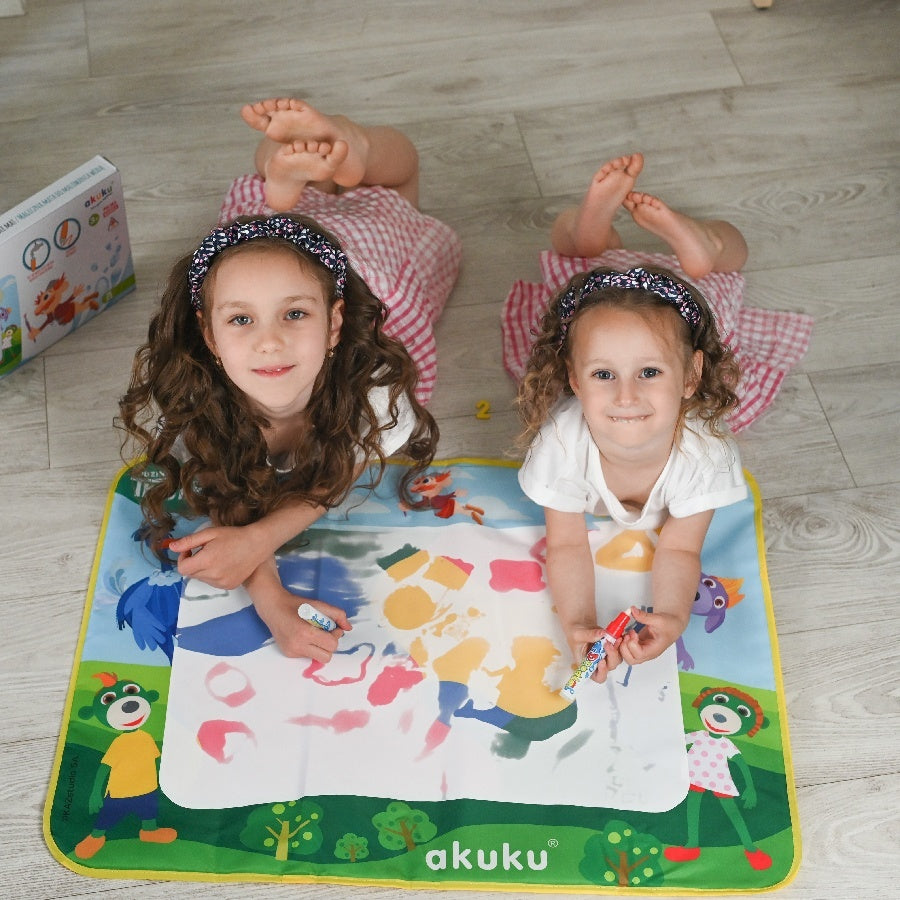 Akuku, Trefliki, saltea de desen cu markere de apa