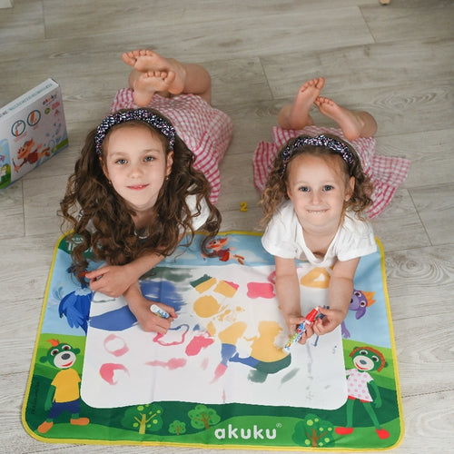 Akuku, Trefliki, saltea de desen cu markere de apa