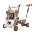 Antemergator pentru Copii 8 in 1, Multifunctional, 9-12 Luni, Maro