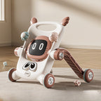 Antemergator pentru Copii 8 in 1, Multifunctional, 9-12 Luni, Maro