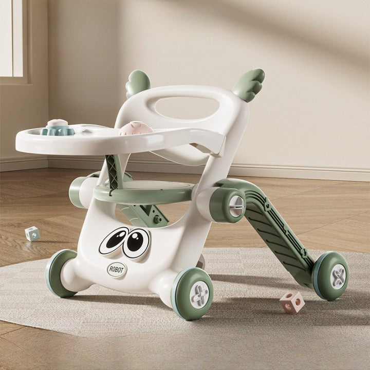Antemergator pentru Copii 8 in 1, Multifunctional, 9-12 Luni, Verde