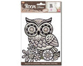 Autocolant cu carlig Bufnita 14,5x16 cm 1 buc