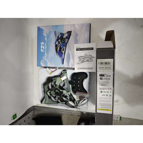 Avion de Lupta cu Telecomanda, Tip Drona, din EVA (Spuma), incarcare USB, 2.4 GHz, Rotire 360°, Zbor pana la 100 m, Model Army, Verde