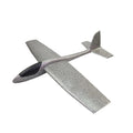 Avion Zburator, Tip Planor, 83 cm Lungime, +3 Ani, din Polistiren, Aruncare 10 - 30 m, Gri