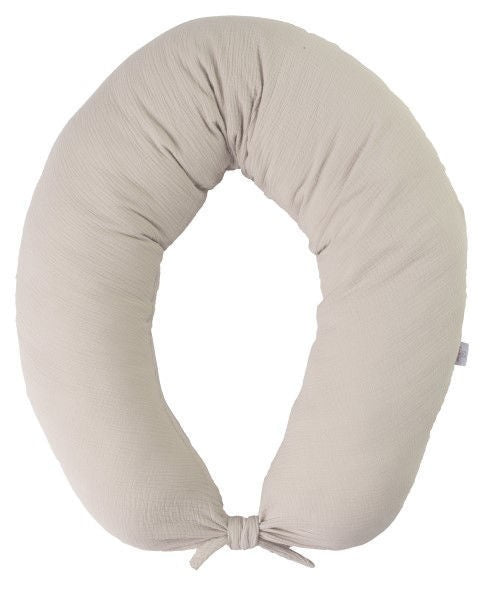 BABYMATEX Moon- Perna pentru alaptare muselina , culoare bej, 260 cm