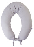 BABYMATEX Moon- Perna pentru alaptare muselina , culoare gri deschis, 260 cm