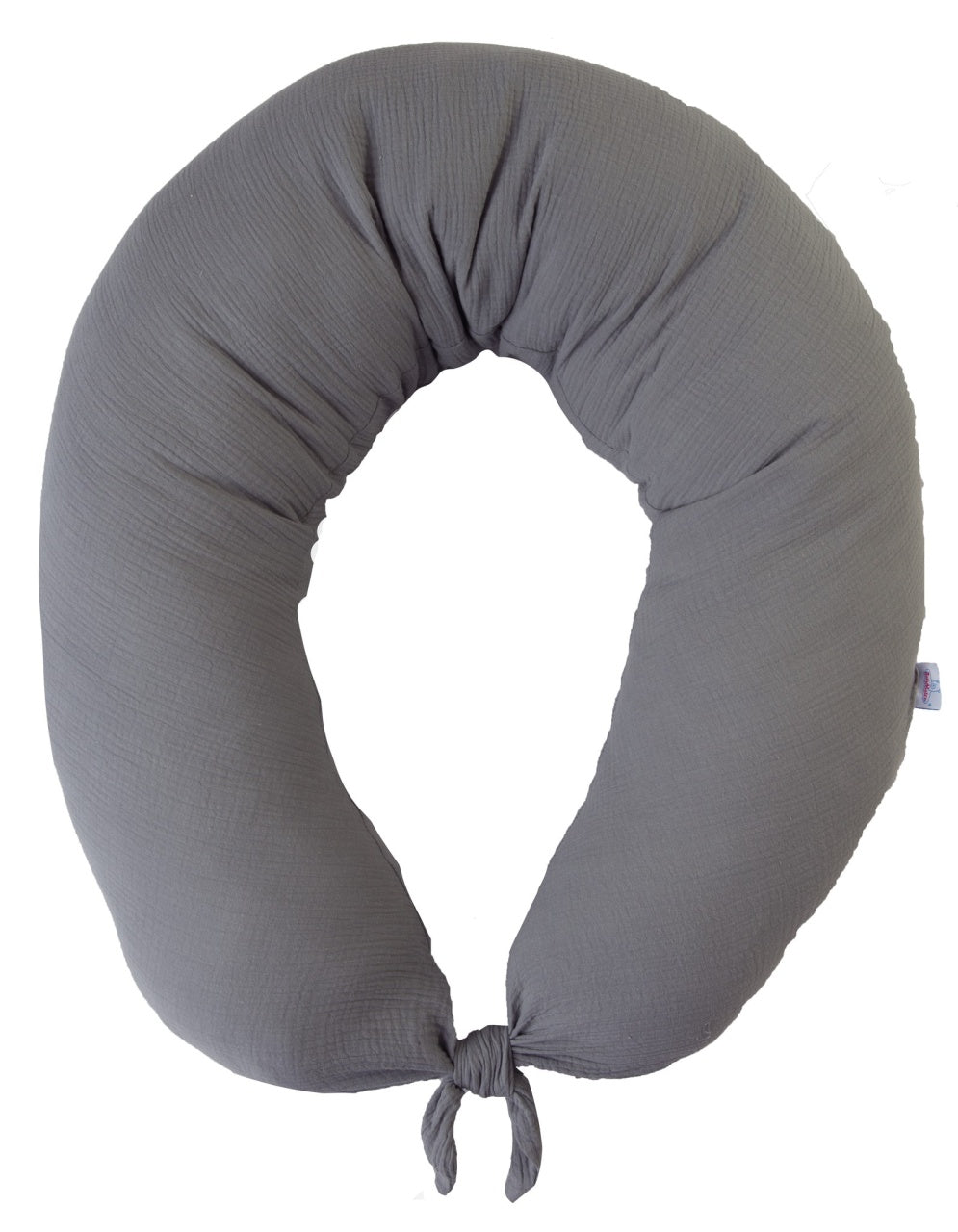 BABYMATEX Moon- Perna pentru alaptare muselina , culoare gri inchis, 260 cm