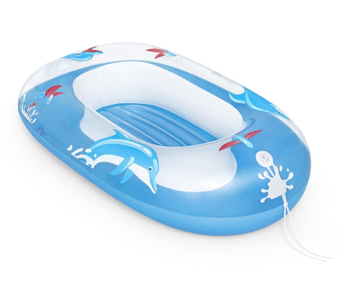 Barca gonflabila BESTWAY, 3-6 ani, 102x69 cm, capacitate maxima 45 kg, delfin