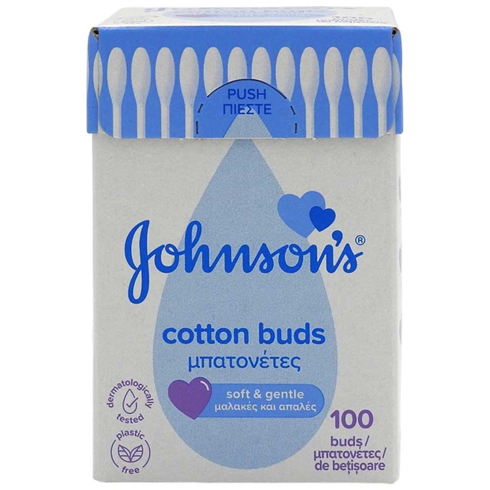Betisoare de bumbac Johnson's Baby, 100 bucati