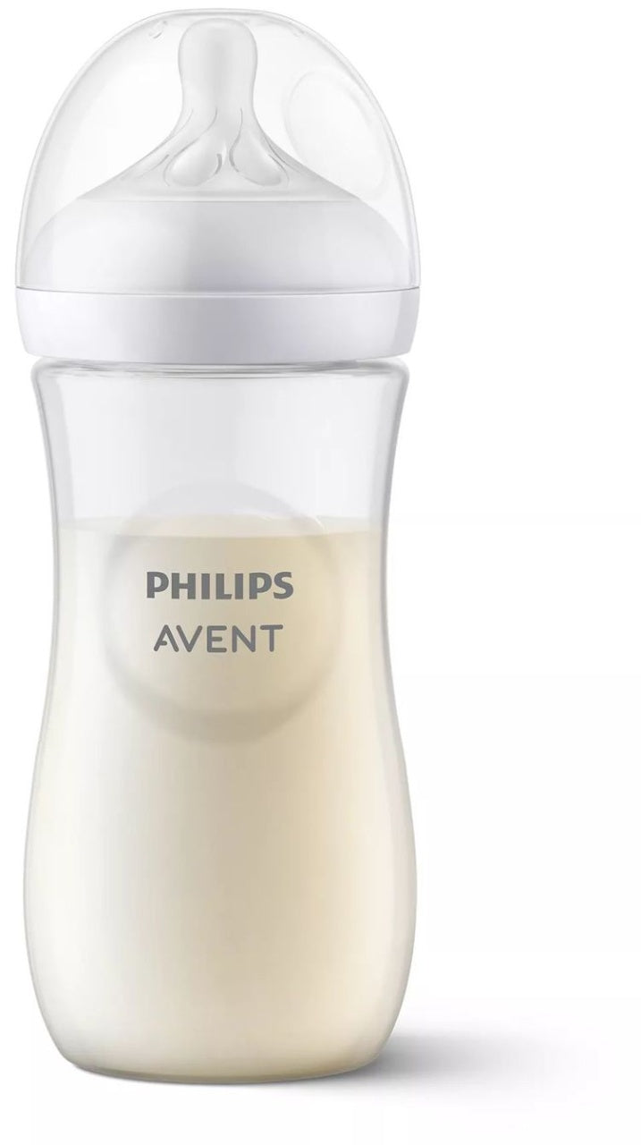 Biberon Philips Avent Natural Response, tetina cu debit rapid, 6 luni+, 330 ml