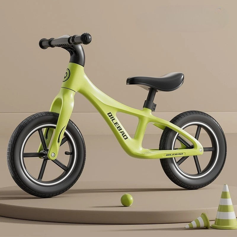 Bicicleta pentru Copii, Fara Pedale, Pentru 2-6 Ani, Sa Reglabila 43 - 58 cm, 88 x 56 x 43 cm, Verde