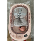 Cada de Baie, pentru Copii 0 luni - 6 Ani, cu Termometru, Pliabila, Perna Suport Inclusa, din Plastic, 81.5 x 49 x 21.5 cm, Roz