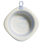 Cada Pliabila pentru Baie pentru Copii, Cadita pentru Bebelusi, Model Romb pentru Picioare, Mov, 31.5x31.5x3.5 cm, 3L