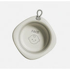 Cada Pliabila pentru Baie pentru Copii, Cadita pentru Bebelusi, Model Romb pentru Fata, Gri, 31.5x31.5x3.5 cm, 3L