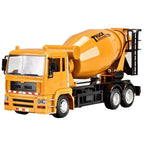Camion Betoniera Jucarie pentru Copii, Jucarie Camion Betoniera cu Telecomanda, Jucarie de Constructie, Acumulator cu Incarcare USB, 29 x 13 x 9 cm, Galben