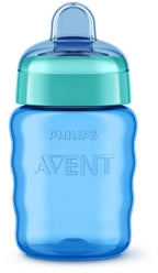 Cana cu tetina de formare Philips Avent, +9 luni, albastra