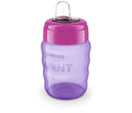 Cana cu tetina de formare Philips Avent, +9 luni, roz