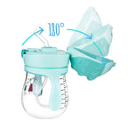 Cana de antrenament Akuku anti-varsare cu pai 250 ml, albastru
