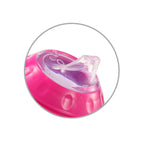 Canita anti-varsare cu tetina adaptor moale 180 ml Roz/Mov