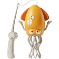 Caracatita Dansatoare, +3 Ani, 3 Moduri, din ABS, Incarcare USB, cu Undita Inclusa, 12.6 x 7.6 x 20.7 cm, Galben