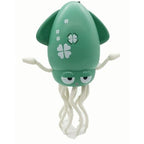 Caracatita Dansatoare, +3 Ani, 3 Moduri, din ABS, Incarcare USB, cu Undita Inclusa, 12.6 x 7.6 x 20.7 cm, Verde
