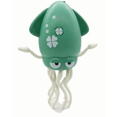 Caracatita Dansatoare, +3 Ani, 3 Moduri, din ABS, Incarcare USB, cu Undita Inclusa, 12.6 x 7.6 x 20.7 cm, Verde