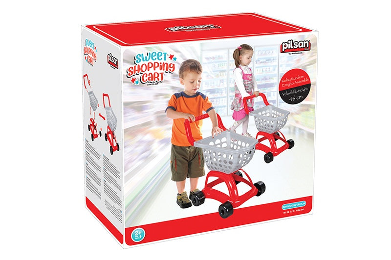 Carucior pentru cumparaturi copii Pilsan Sweet Market Trolley