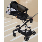 Carucior Sport Flippy 3in1, 6-36 Luni, Reversibil, Pliabil, Negru Model Pisicute