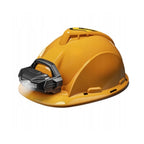 Casca Protectie cu Lanterna de Jucarie pentru Copii, Material Plastic, Interactiv, Distractiv, 29.5x19.5x6.5 cm, Portocaliu