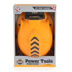 Casca Protectie cu Lanterna de Jucarie pentru Copii, Material Plastic, Interactiv, Distractiv, 29.5x19.5x6.5 cm, Portocaliu