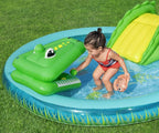 Centru de joaca gonflabil BESTWAY, 2 ani+, 224 x 181 x 72 cm, 210L, tematica crocodil