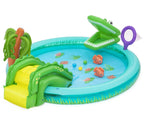 Centru de joaca gonflabil BESTWAY, 2 ani+, 224 x 181 x 72 cm, 210L, tematica crocodil