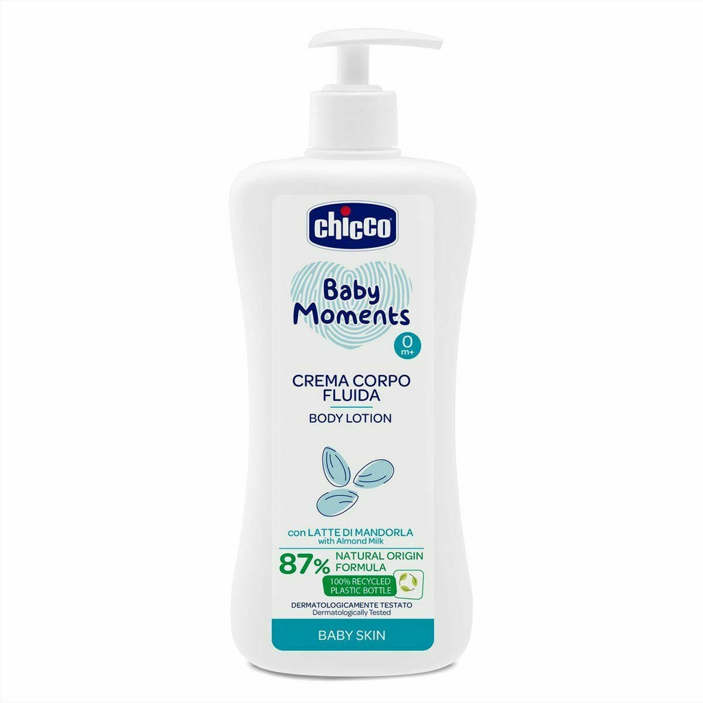 Chicco Lapte de corp cu dozator Baby Moments, 500 ml, (0+ luni)