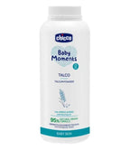 Chicco Pudra de talc Baby Moments 0 luni +, 150g