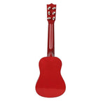 Chitara pentru Copii, din Lemn si Plastic, pentru Incepatori, 53.4 x 17.5 x 5.8 cm, Rosu Lucios