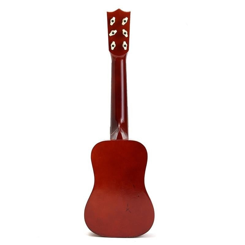 Chitara pentru Copii, din Lemn si Plastic, pentru Incepatori, 53.4 x 17.5 x 5.8 cm, Maro Lucios