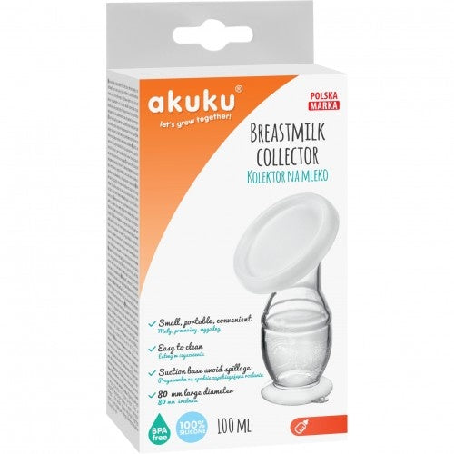 Colector de lapte AKUKU (sticla magica, pompa de san din silicon)