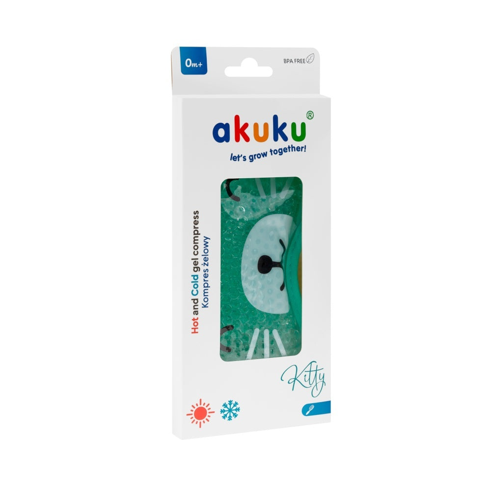Compresa rece/cald cu gel pentru copii si adulti Akuku Kitty