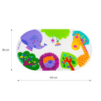 Covoras antiderapant pentru cadita Akuku Safari 69x39 cm