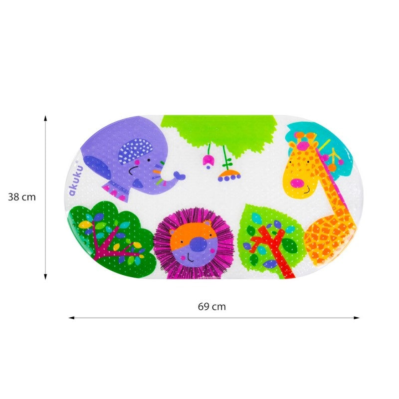 Covoras antiderapant pentru cadita Akuku Safari 69x39 cm