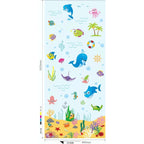Covoras pentru Copii, cu 2 Fete, Model Animale Marine/Exotice, din XPE+PE, Impermeabil, Antiderapant, Protectie Termica, +3 Luni, Pliabil, 150 x 200 x 1.5 cm, Multicolor