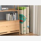 Covoras pentru Copii, cu 2 Fete, Model Casute in Copaci/Iepurasi, din XPE+PE, Impermeabil, Antiderapant, Protectie Termica, +3 Luni, Pliabil, 180 x 200 x 1.5 cm, Multicolor