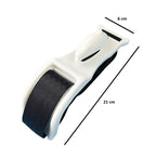 Deviator Centura de Siguranta, pentru Burtica Gravidelor, Universal, Ajustabil, 21x6 cm, Model Delfin Alb