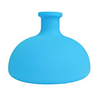 Dispozitiv Terapeutic Sputa, Cupa pentru Terapie Toracica, Dispozitiv de Eructare, pentru Sugari si Copii, 7.5 x 6 cm, din Silicon, Albastru