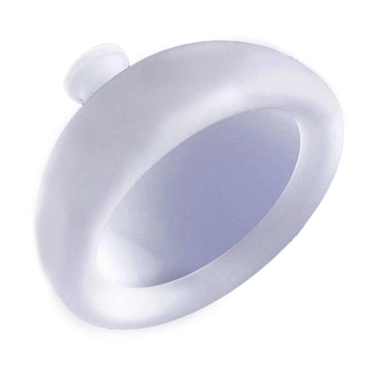 Dispozitiv Terapeutic Sputa, Cupa pentru Terapie Toracica, Dispozitiv de Eructare, pentru Adulti si Copii, 10 x 6.5 cm, din Silicon, Alb