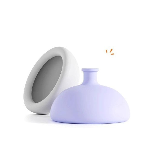 Dispozitiv Terapeutic Sputa, Cupa pentru Terapie Toracica, Dispozitiv de Eructare, pentru Adulti si Copii, 10 x 6.5 cm, din Silicon, Transparent