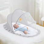 Husa Anti-Tantari, Pliabila, Protectie 360 Grade, 0-1 An, 60 x 55 x 5 cm, Gri