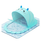 Husa Anti-Tantari, Pliabila, Protectie 360 Grade, Parasolar, 0-1 An, 60 x 55 x 5 cm, Albastru