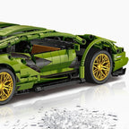Joc de Construit, Model Lamborghini, 1280 Piese, +6 Ani, Verde
